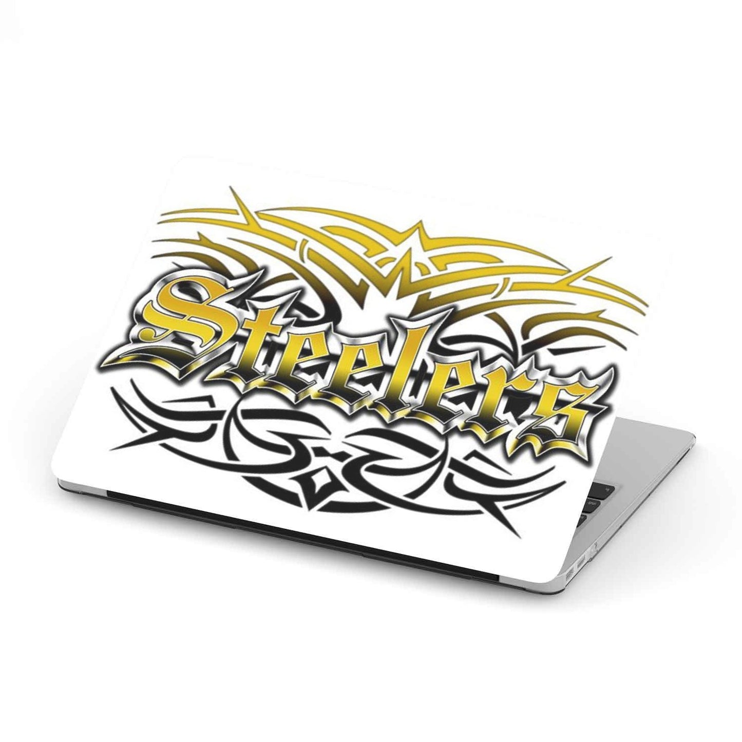 Steelers Macbook Case by Woody Signs Co. - Handmade Crafted Unique Wooden Creative