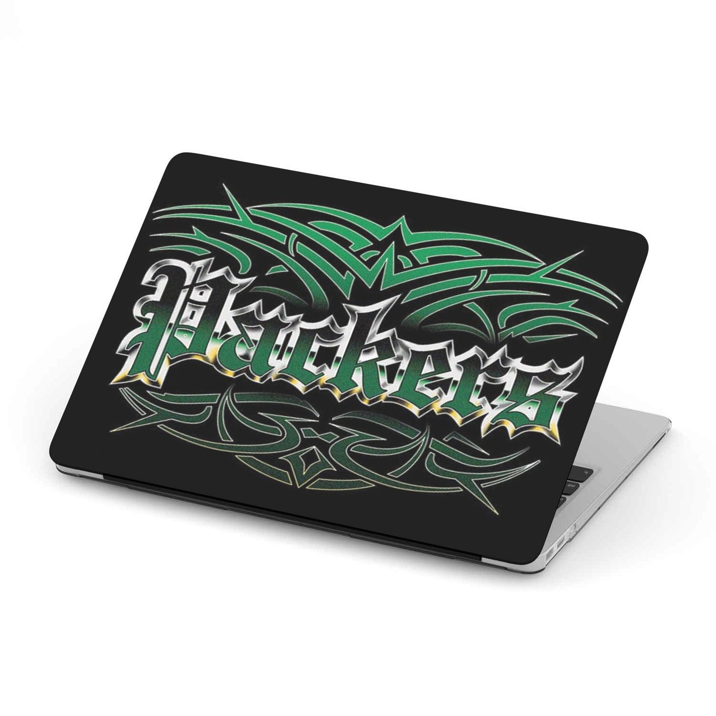 Packers Team Custom MacBook Case by Woody Signs Co. - Handmade Crafted Unique Wooden Creative