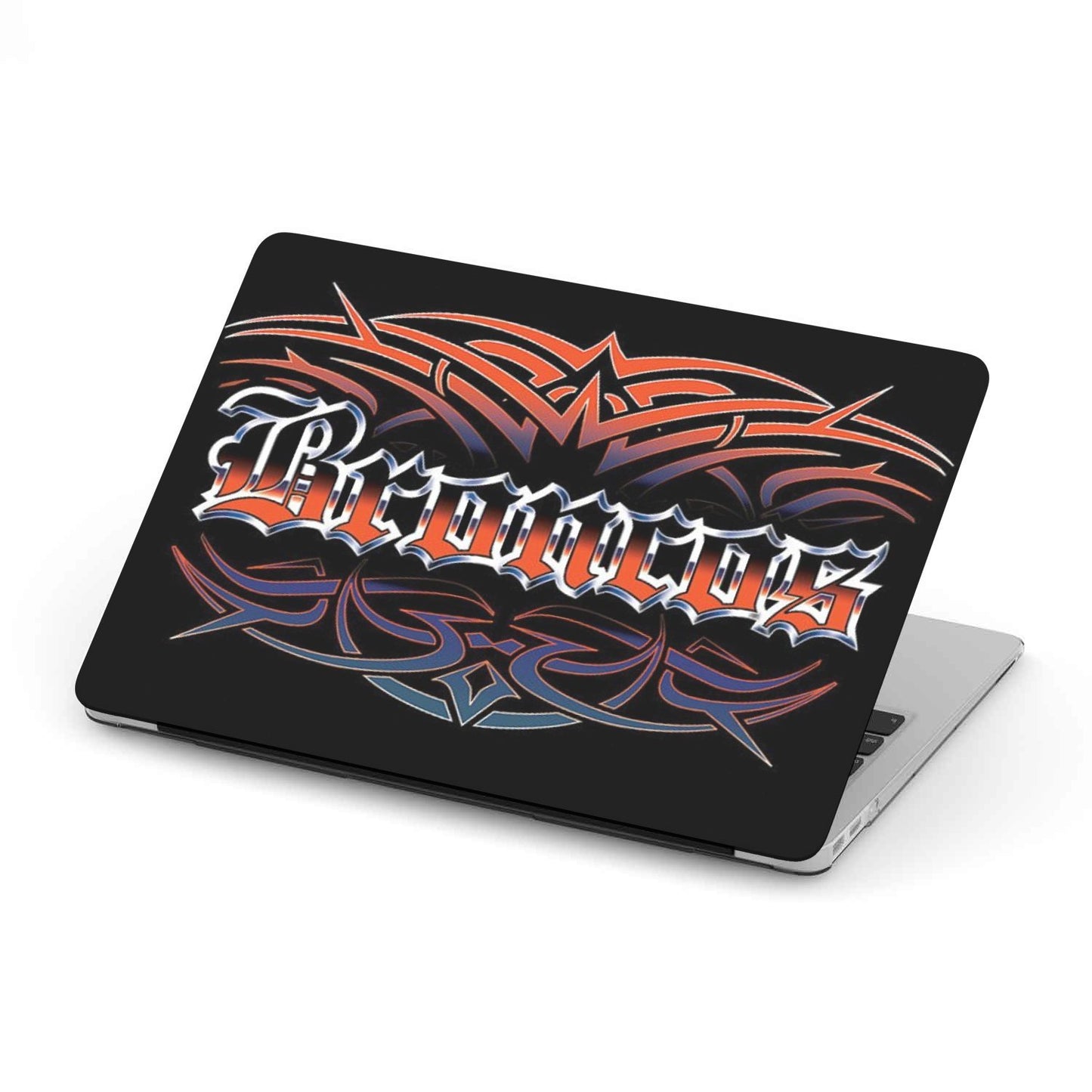 Broncos Team Custom MacBook Case by Woody Signs Co. - Handmade Crafted Unique Wooden Creative
