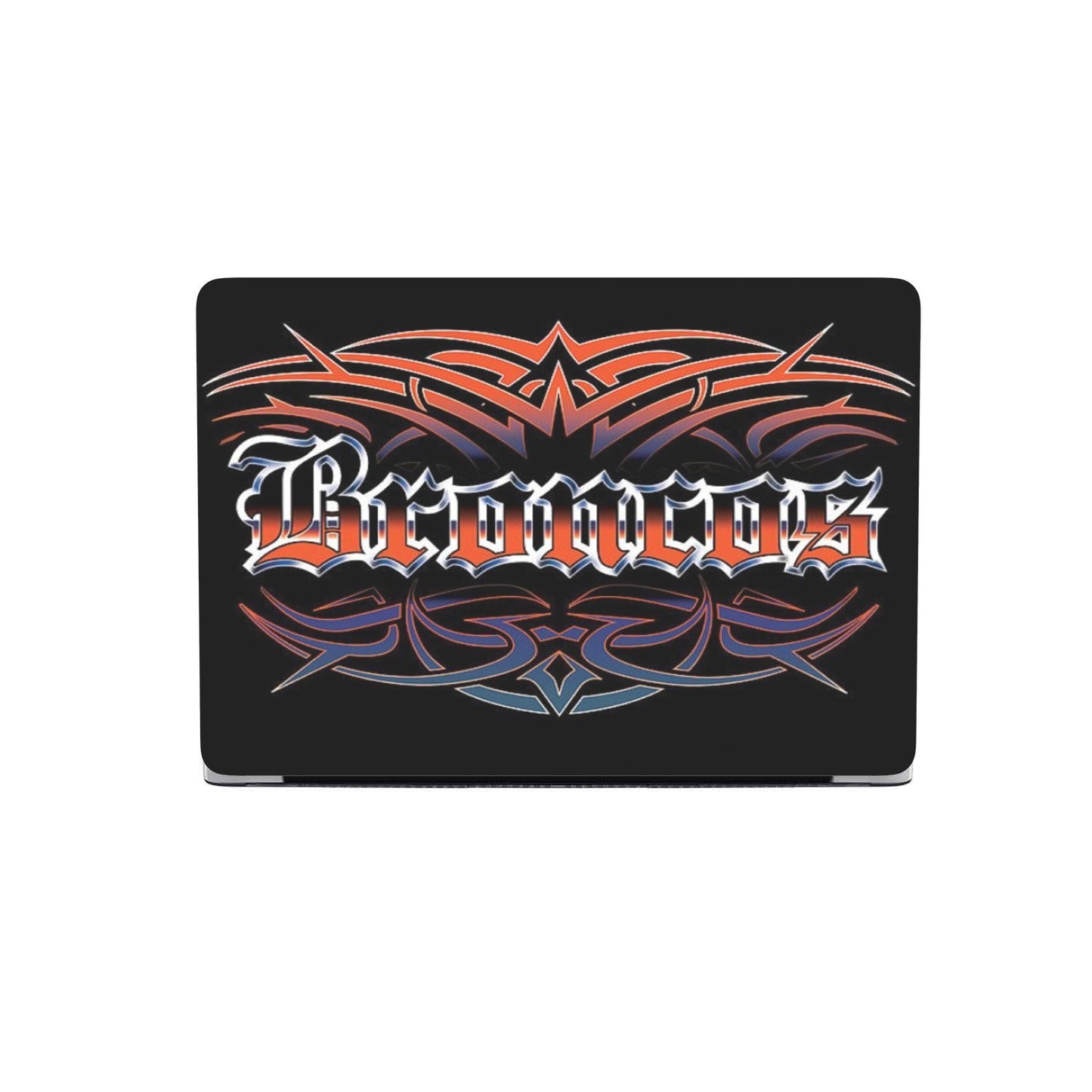 Broncos Team Custom MacBook Case by Woody Signs Co. - Handmade Crafted Unique Wooden Creative