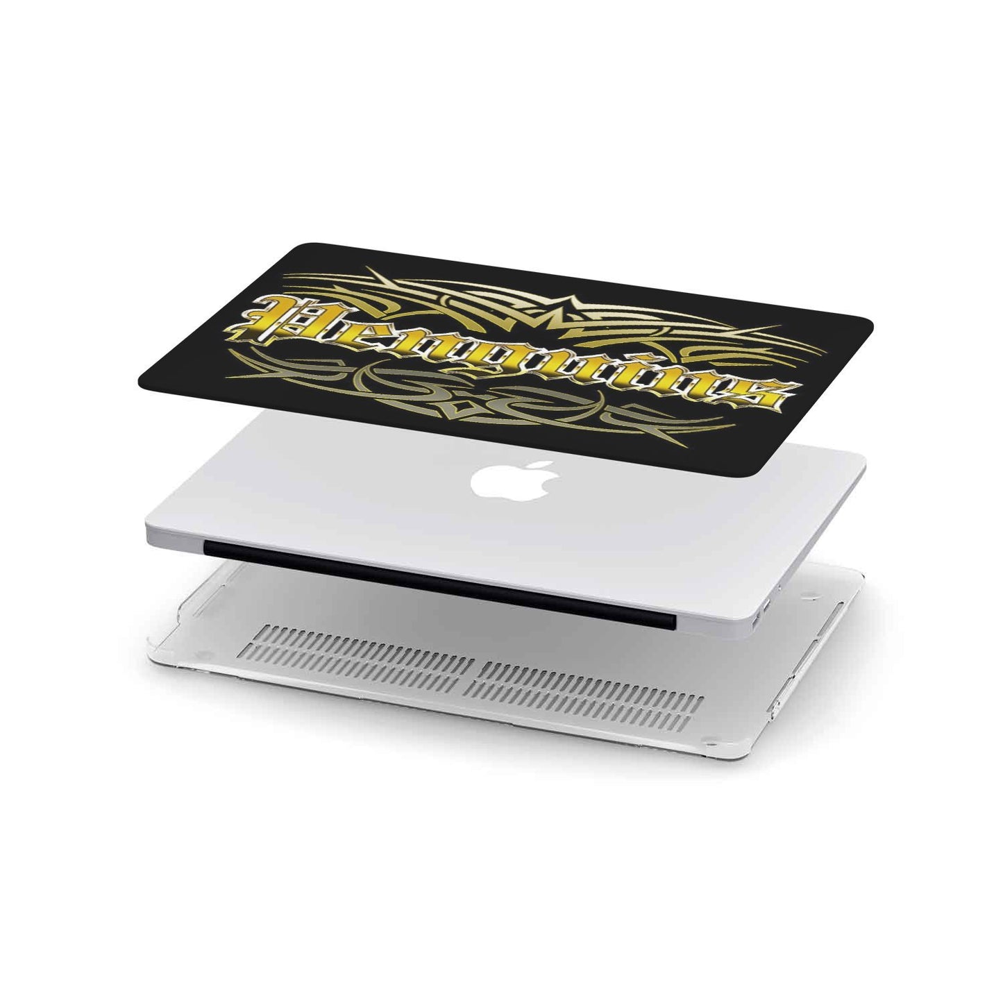 Penguins Team Custom MacBook Case by Woody Signs Co. - Handmade Crafted Unique Wooden Creative