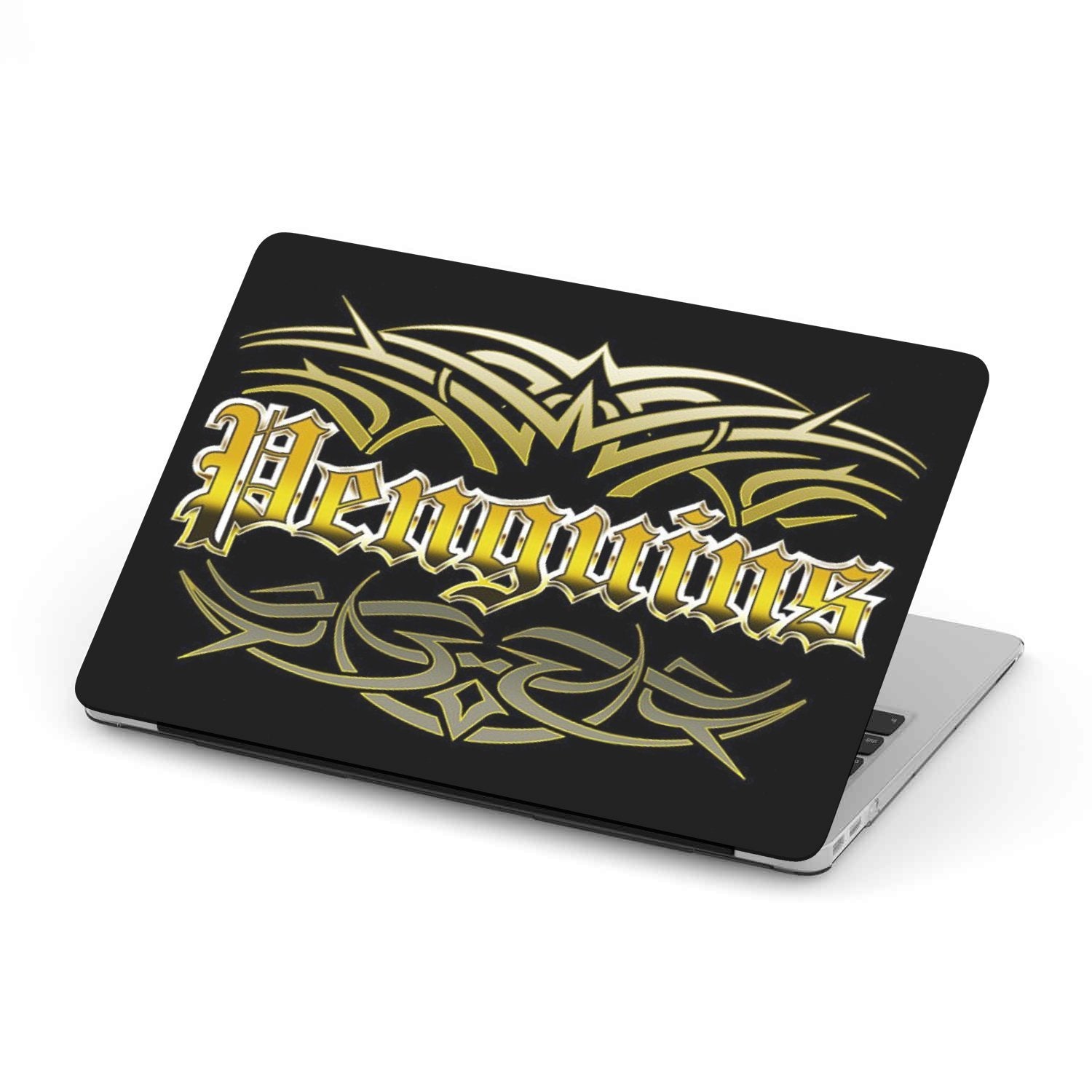 Penguins Team Custom MacBook Case by Woody Signs Co. - Handmade Crafted Unique Wooden Creative