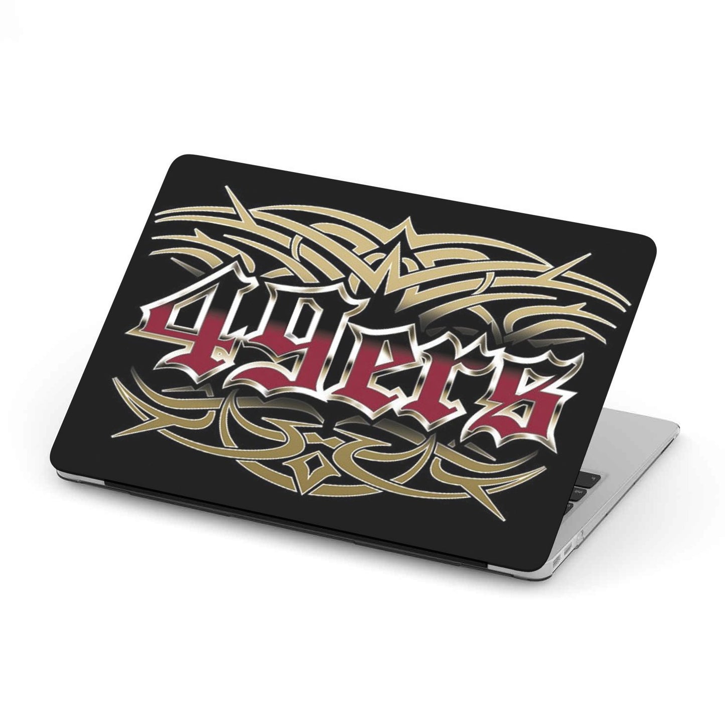 49ers Team Custom MacBook Case by Woody Signs Co. - Handmade Crafted Unique Wooden Creative