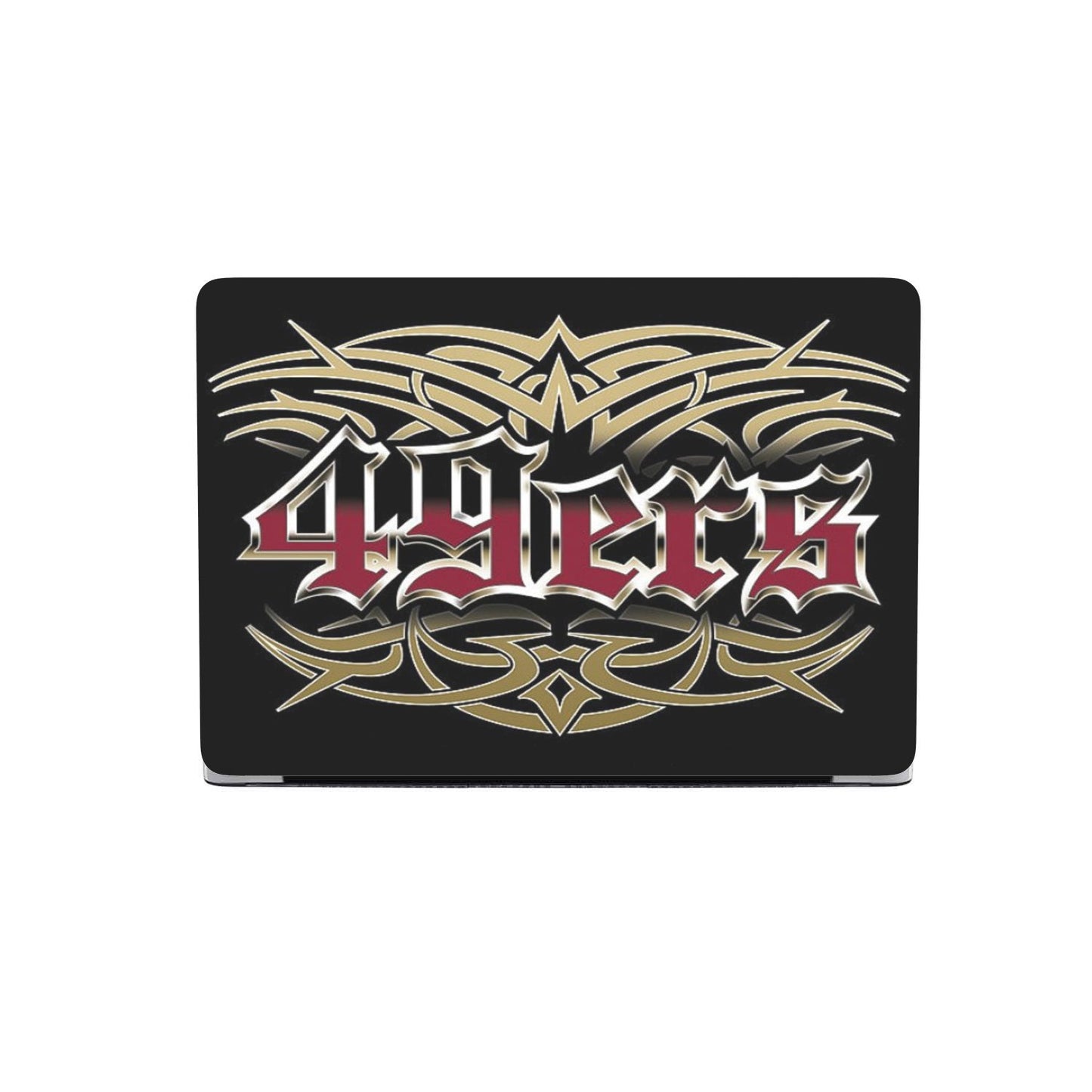 49ers Team Custom MacBook Case by Woody Signs Co. - Handmade Crafted Unique Wooden Creative
