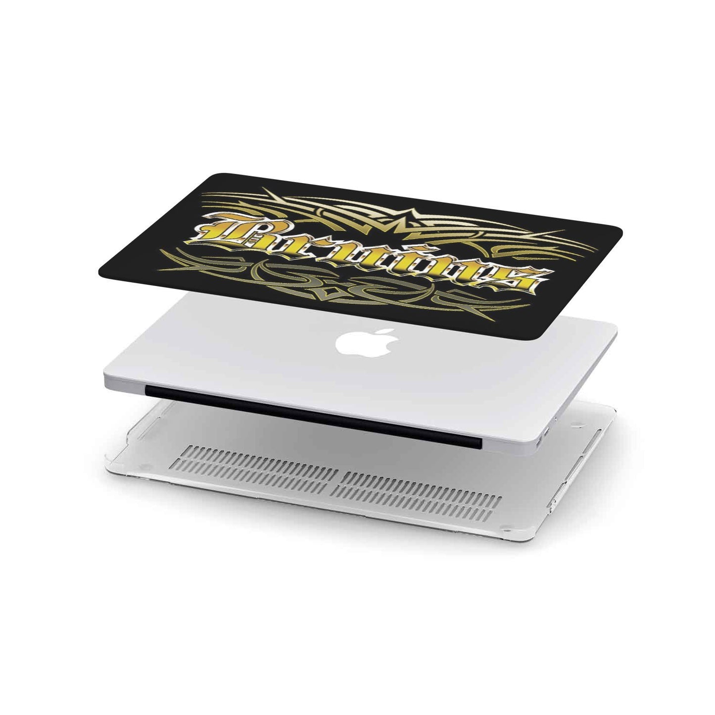 Bruins Team Custom MacBook Case by Woody Signs Co. - Handmade Crafted Unique Wooden Creative