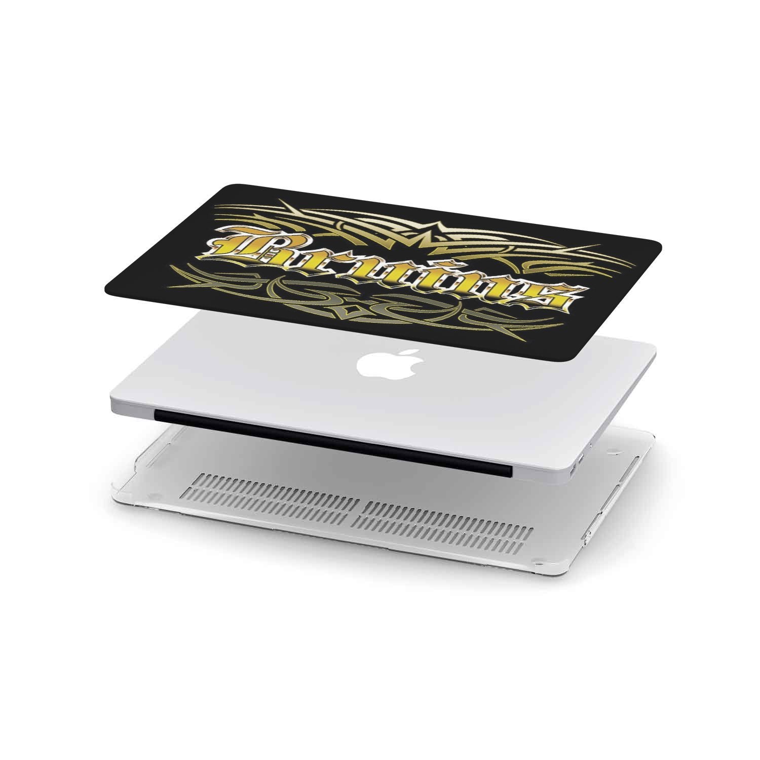 Bruins Team Custom MacBook Case by Woody Signs Co. - Handmade Crafted Unique Wooden Creative