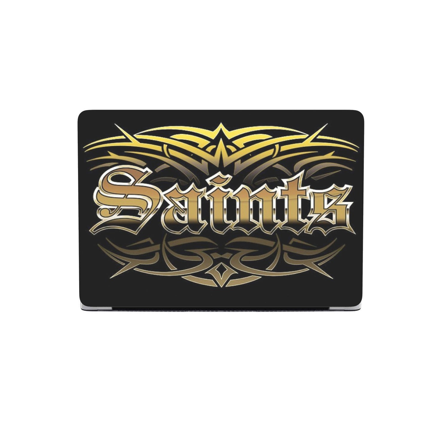 Saints Team Custom MacBook Case by Woody Signs Co. - Handmade Crafted Unique Wooden Creative