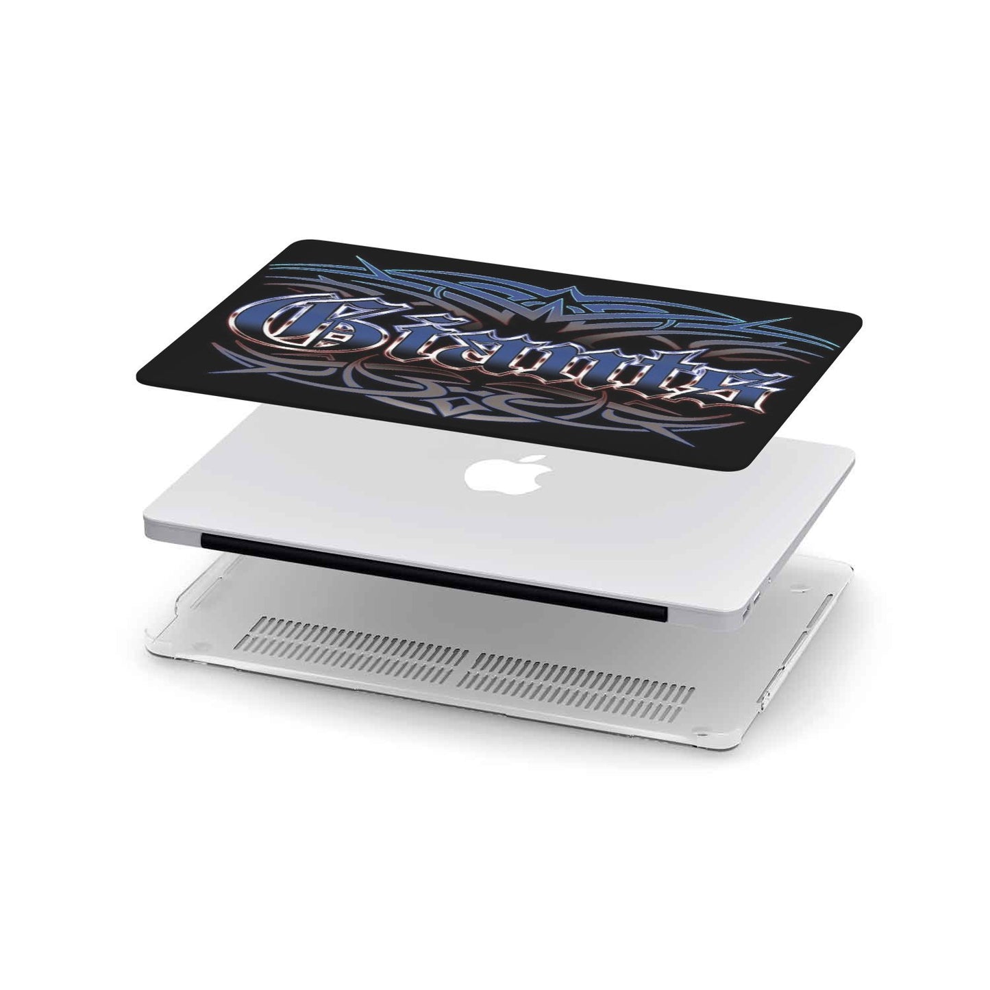 Giants Team Blue Custom MacBook Case by Woody Signs Co. - Handmade Crafted Unique Wooden Creative