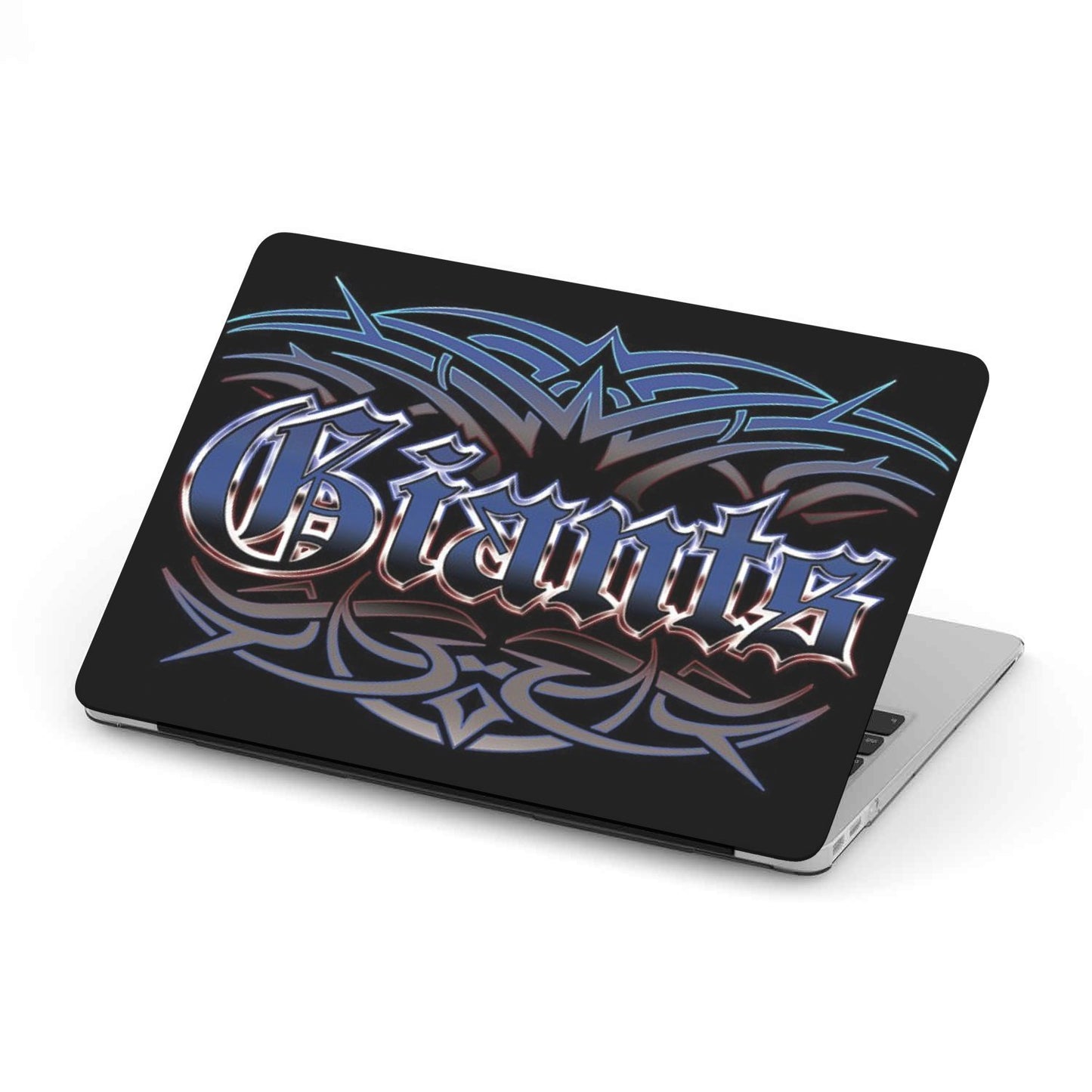 Giants Team Blue Custom MacBook Case by Woody Signs Co. - Handmade Crafted Unique Wooden Creative