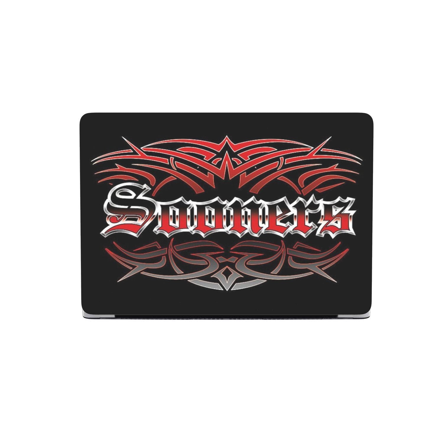 Sooners Team Custom MacBook Case by Woody Signs Co. - Handmade Crafted Unique Wooden Creative