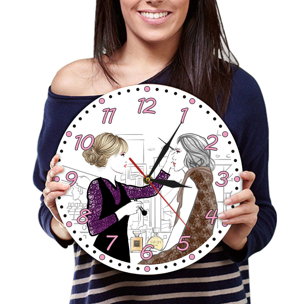 It's Lash O'clock Makeup Fashion Eyelash Extensions Modern Wall Clock Lash Business Wall Sign Eyelash Technician Gift by Woody Signs Co. - Handmade Crafted Unique Wooden Creative