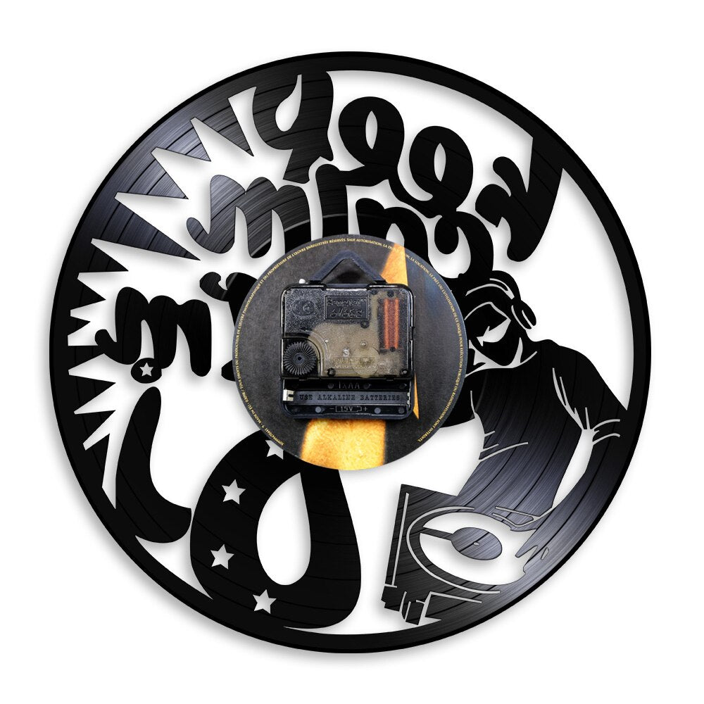 DJ Quote Keep Calm I'M DJ Wall Clock Rock n Roll Music Lovers Vinyl Record Wall Clock Clock by Woody Signs Co. - Handmade Crafted Unique Wooden Creative