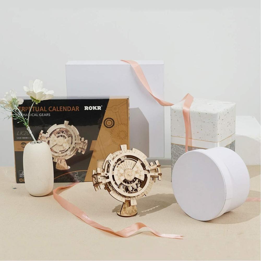 Creative DIY Perpetual Calendar Wooden Assembly Gift for LK201 (Perpetual calendar) by Woody Signs Co. - Handmade Crafted Unique Wooden Creative