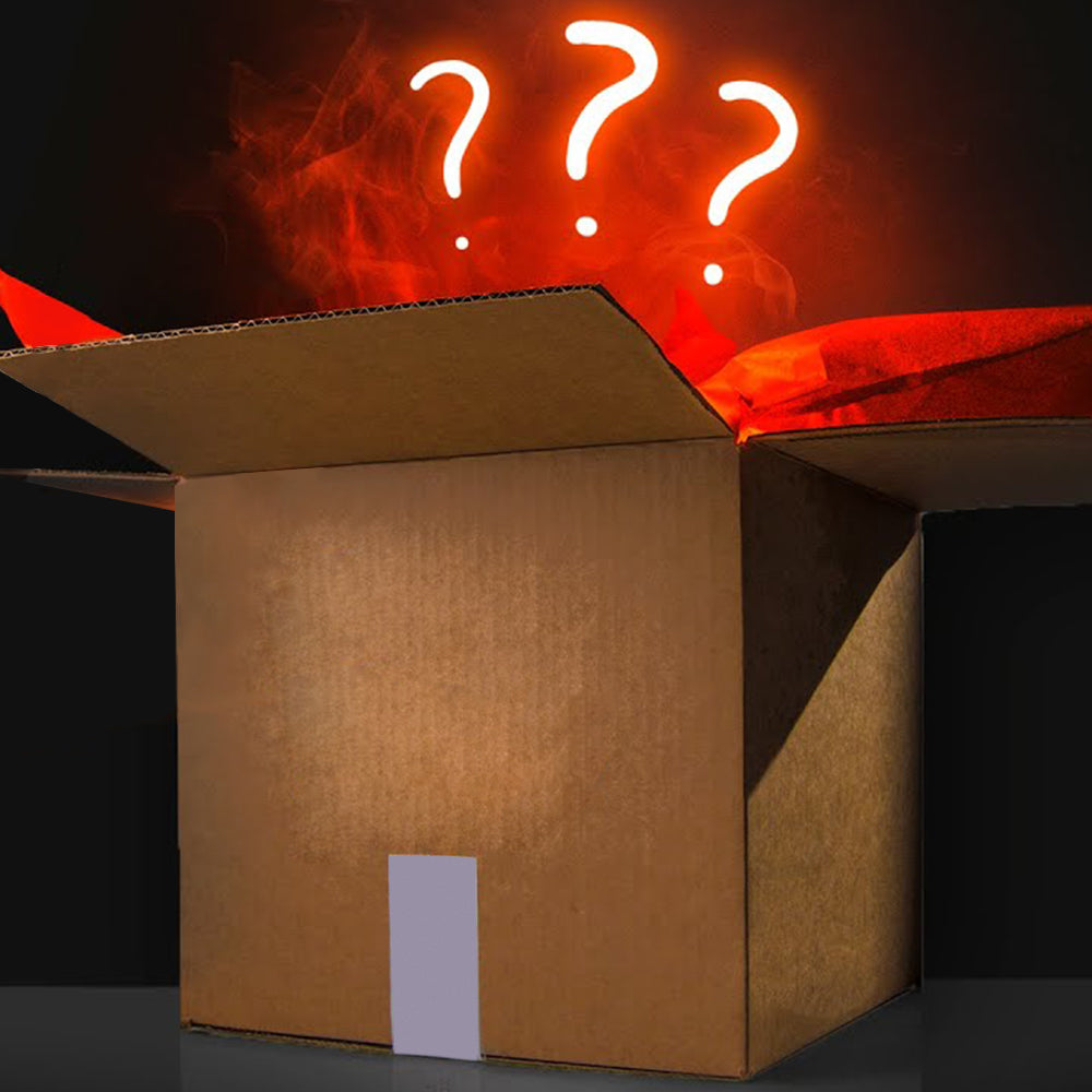10 Different Fuuny Geek Items Novelty Secret Super Geek Package Subscription Box The Mysterious Box of Mystery by Woody Signs Co. - Handmade Crafted Unique Wooden Creative