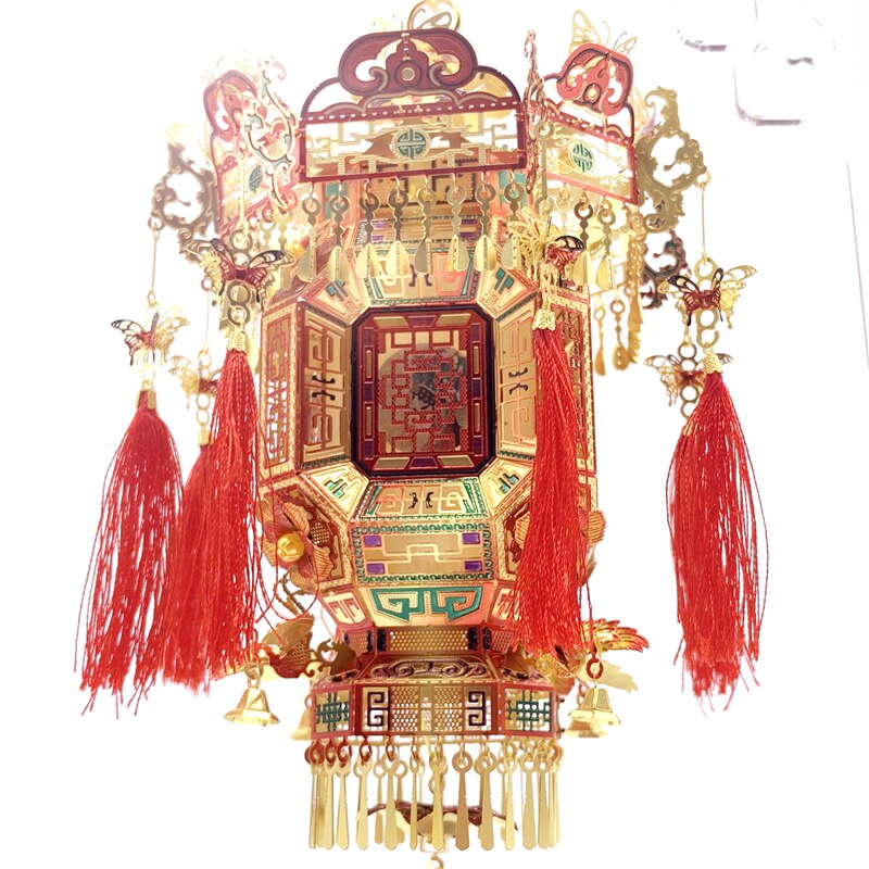 3D metal puzzle modle Palace Lantern metal Model kit DIY 3D gift for girl (Palace Lantern) by Woody Signs Co. - Handmade Crafted Unique Wooden Creative