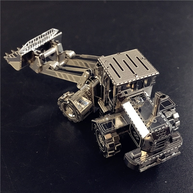 3D Metal puzzle model kit Bulldozer vehicle Model DIY 3D by Woody Signs Co. - Handmade Crafted Unique Wooden Creative