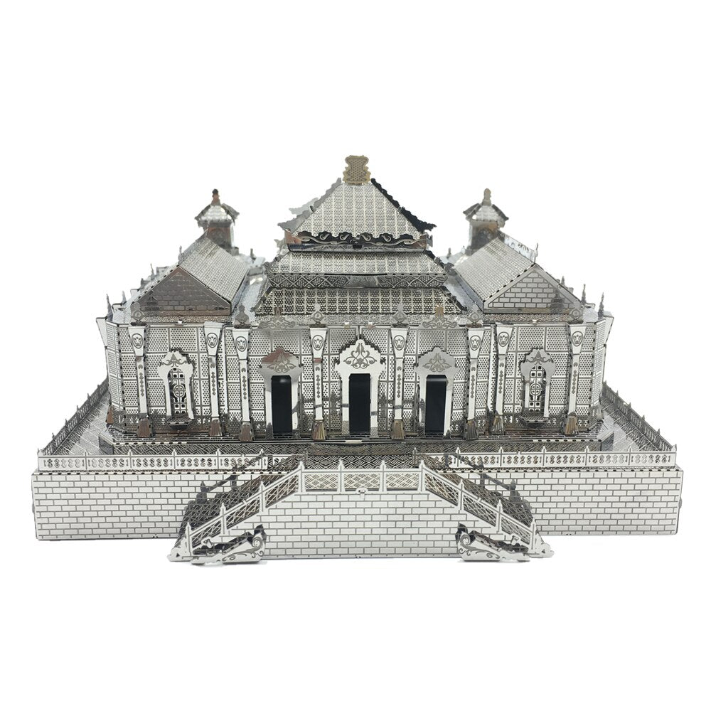 3D Metal puzzle Model Kits Dashuifa of Old Summer Palace DIY Assemble Puzzle Laser Cut by Woody Signs Co. - Handmade Crafted Unique Wooden Creative