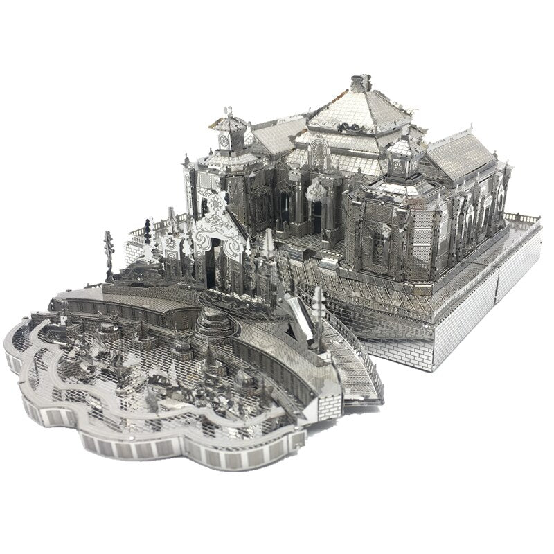 3D Metal puzzle Model Kits Dashuifa of Old Summer Palace DIY Assemble Puzzle Laser Cut by Woody Signs Co. - Handmade Crafted Unique Wooden Creative