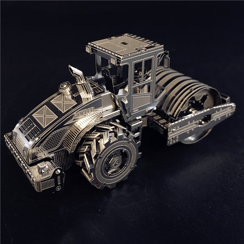 3D Metal model kit road roller vehicle  Model DIY 3D by Woody Signs Co. - Handmade Crafted Unique Wooden Creative