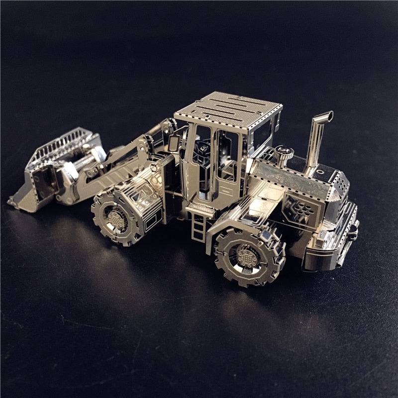 3D Metal puzzle model kit Bulldozer vehicle Model DIY 3D by Woody Signs Co. - Handmade Crafted Unique Wooden Creative