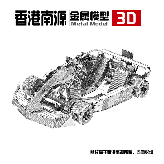 3D Metal model kit Kart Car vehicle  Model DIY 3D by Woody Signs Co. - Handmade Crafted Unique Wooden Creative