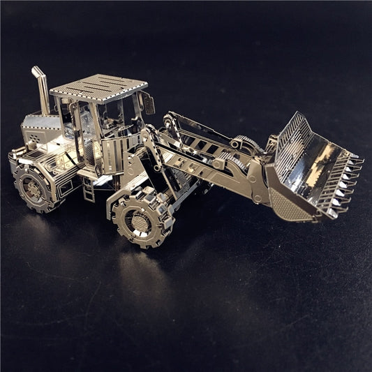 3D Metal puzzle model kit Bulldozer vehicle  Model DIY 3D by Woody Signs Co. - Handmade Crafted Unique Wooden Creative