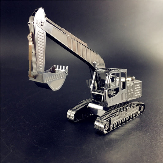3D Metal puzzle model kit Excavator vehicle  Model DIY 3D by Woody Signs Co. - Handmade Crafted Unique Wooden Creative