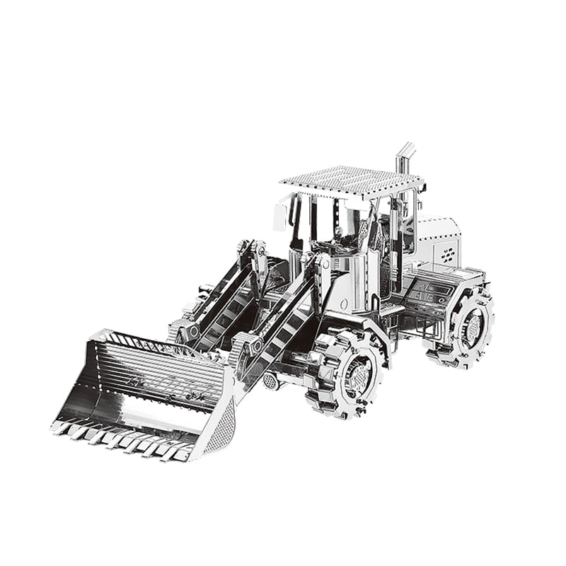 3D Metal puzzle model kit Bulldozer vehicle Model DIY 3D by Woody Signs Co. - Handmade Crafted Unique Wooden Creative