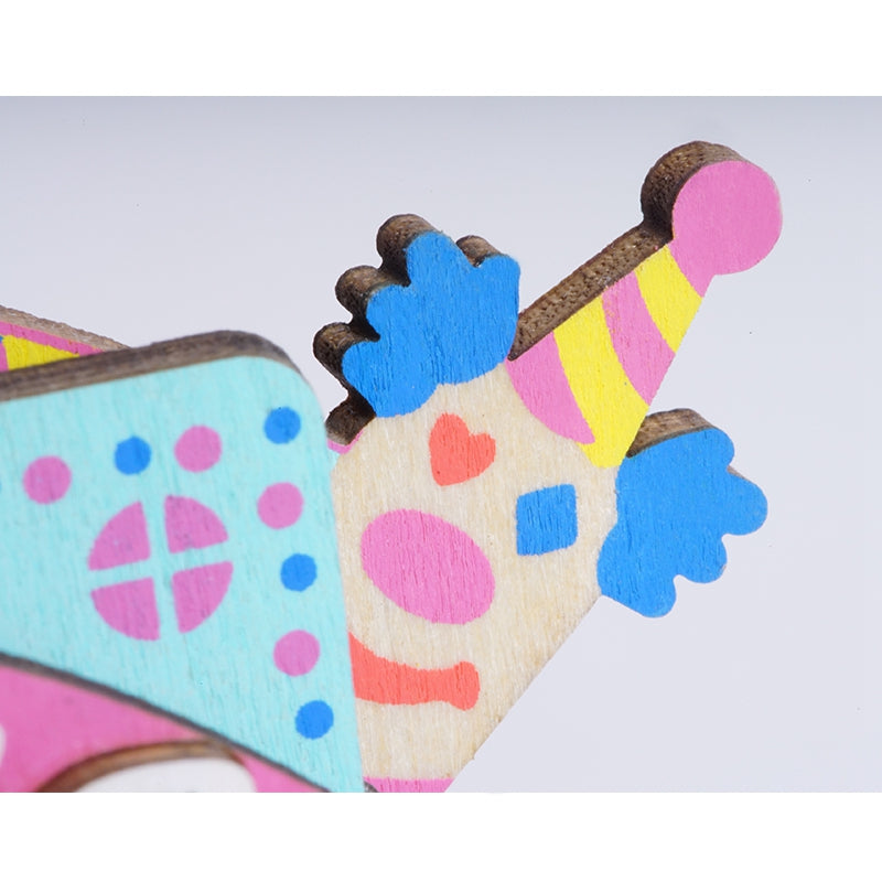 DIY 3D Amusement Park Wooden Puzzle Game Assembly Moveable Music Box Toy Gift for Children Kids Adult AMD41 by Woody Signs Co. - Handmade Crafted Unique Wooden Creative