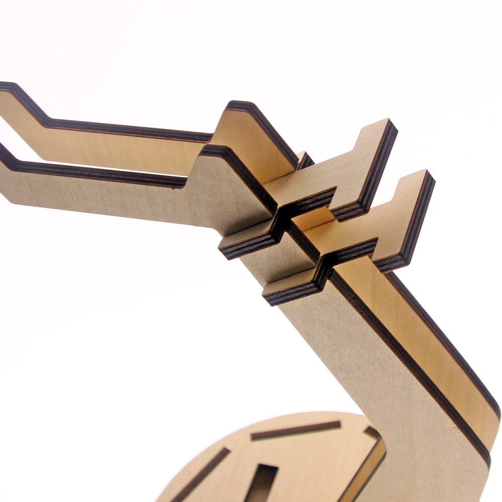 DIY Desk Sound Station Laser Cut Headphone Stand Wooden Headset Hanger Nerdy Desk Decor Tower Puzzle Model by Woody Signs Co. - Handmade Crafted Unique Wooden Creative