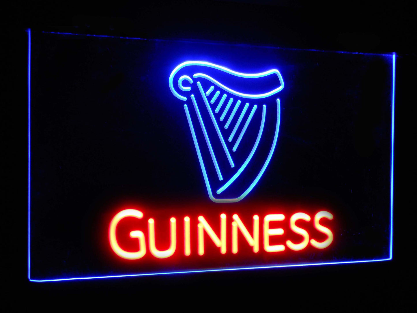 Guinness Ale Bar Decoration Gift Dual Color Led Neon Light Signs st6-a2002 by Woody Signs Co. - Handmade Crafted Unique Wooden Creative