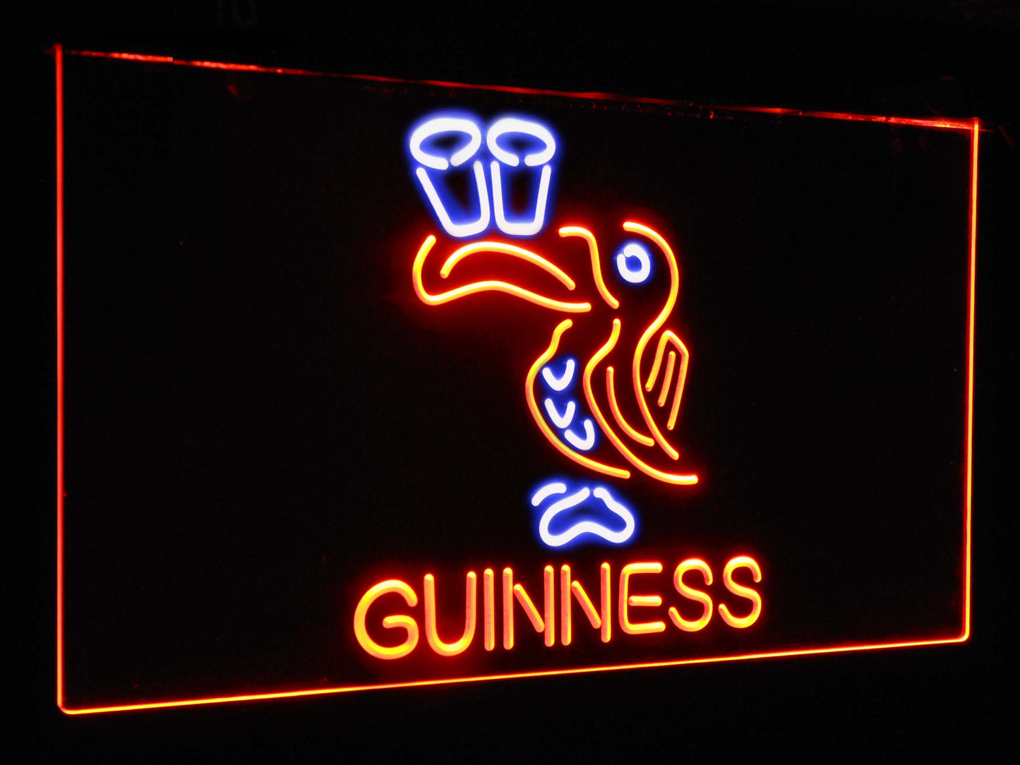Lovely Day Guinness Toucan Bar Decor Dual Color Led Neon Light Signs st6-a2121 by Woody Signs Co. - Handmade Crafted Unique Wooden Creative