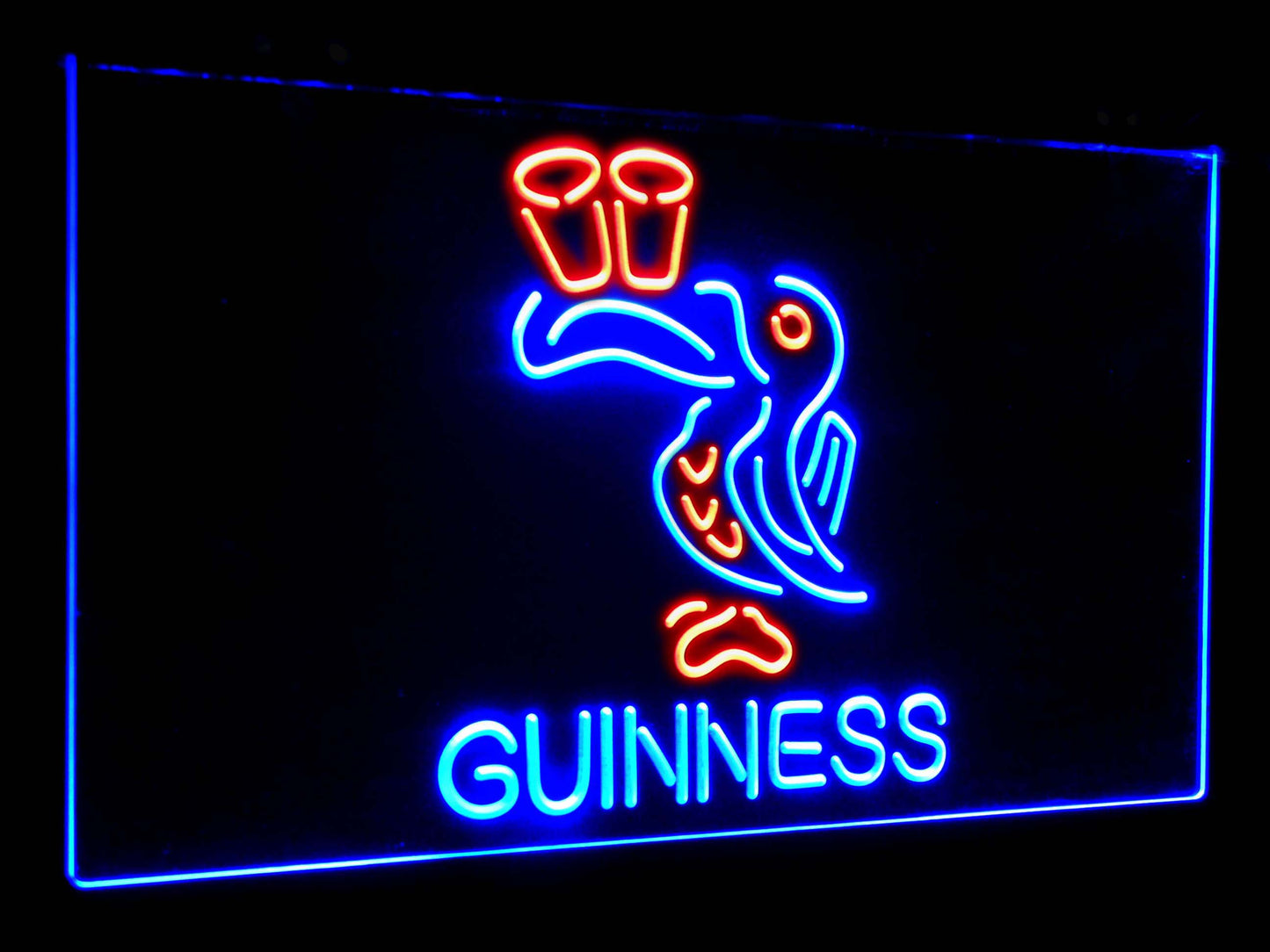 Lovely Day Guinness Toucan Bar Decor Dual Color Led Neon Light Signs st6-a2121 by Woody Signs Co. - Handmade Crafted Unique Wooden Creative