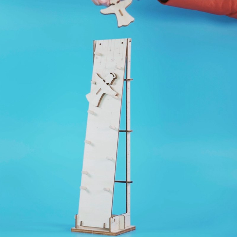 Children Adult Interesting Landing Angel Stress Relief Toy DIY Wooden Novelty Gag Toy Sports & Entertainment LP301 by Woody Signs Co. - Handmade Crafted Unique Wooden Creative