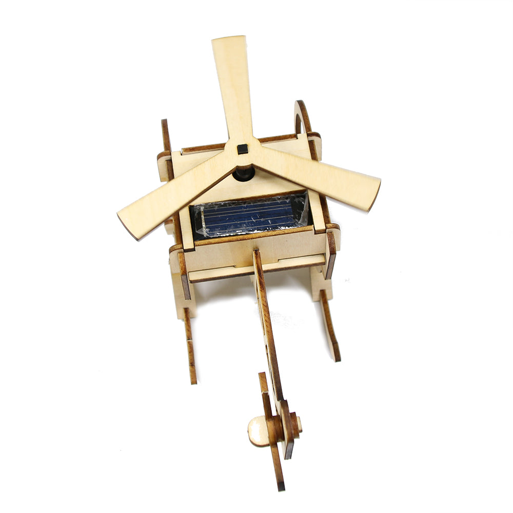 Wooden DIY Solar Power Helicopter Eco-friendly Educational Puzzle DIY Assemble Toys Gifts For Childrens by Woody Signs Co. - Handmade Crafted Unique Wooden Creative