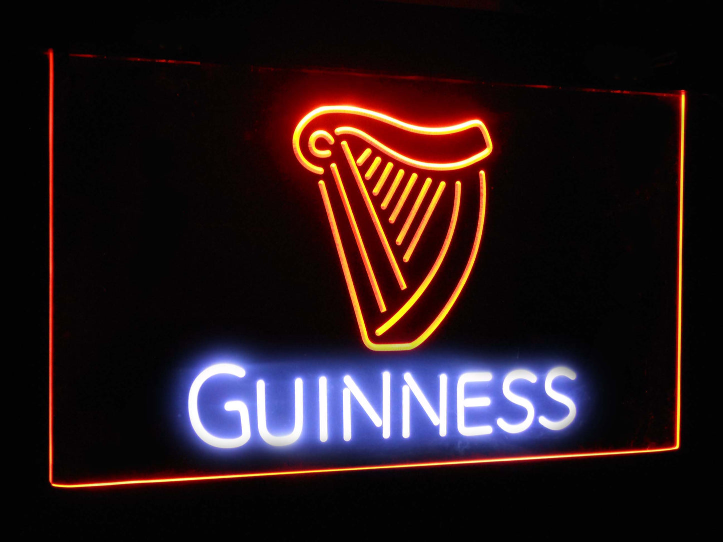 Guinness Ale Bar Decoration Gift Dual Color Led Neon Light Signs st6-a2002 by Woody Signs Co. - Handmade Crafted Unique Wooden Creative