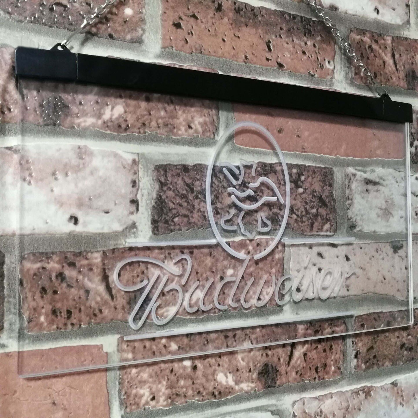 Budweiser Eagle US Company Bar Decor Dual Color Led Neon Light Signs st6-a2008 by Woody Signs Co. - Handmade Crafted Unique Wooden Creative