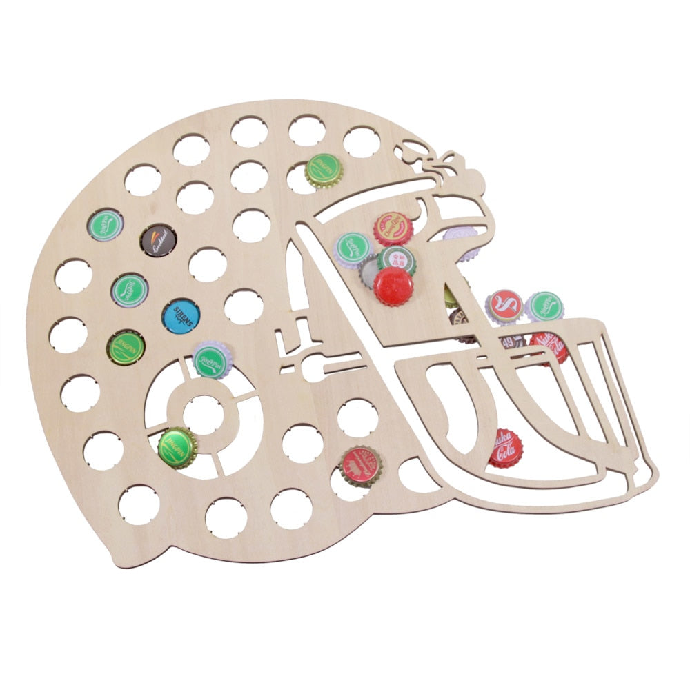 American Football Helmet Cap Map Wall Display Map Rugby Art ation Accessories Unique Idea For Rugby Lovers by Woody Signs Co. - Handmade Crafted Unique Wooden Creative