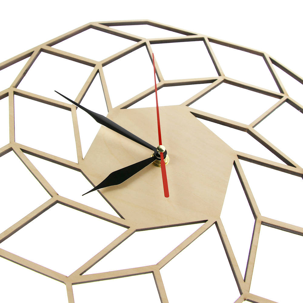 Dreamcatcher Wooden Wall Clock Home Kitchen Decor Wall Art Modern High Quality Handmade Geometric Silent Movement Clock Watch by Woody Signs Co. - Handmade Crafted Unique Wooden Creative