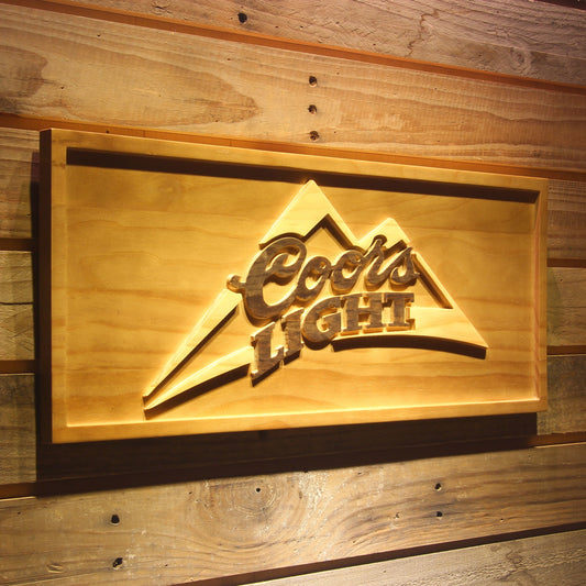 Coors Light  3D Wooden Signs by Woody Signs Co. - Handmade Crafted Unique Wooden Creative