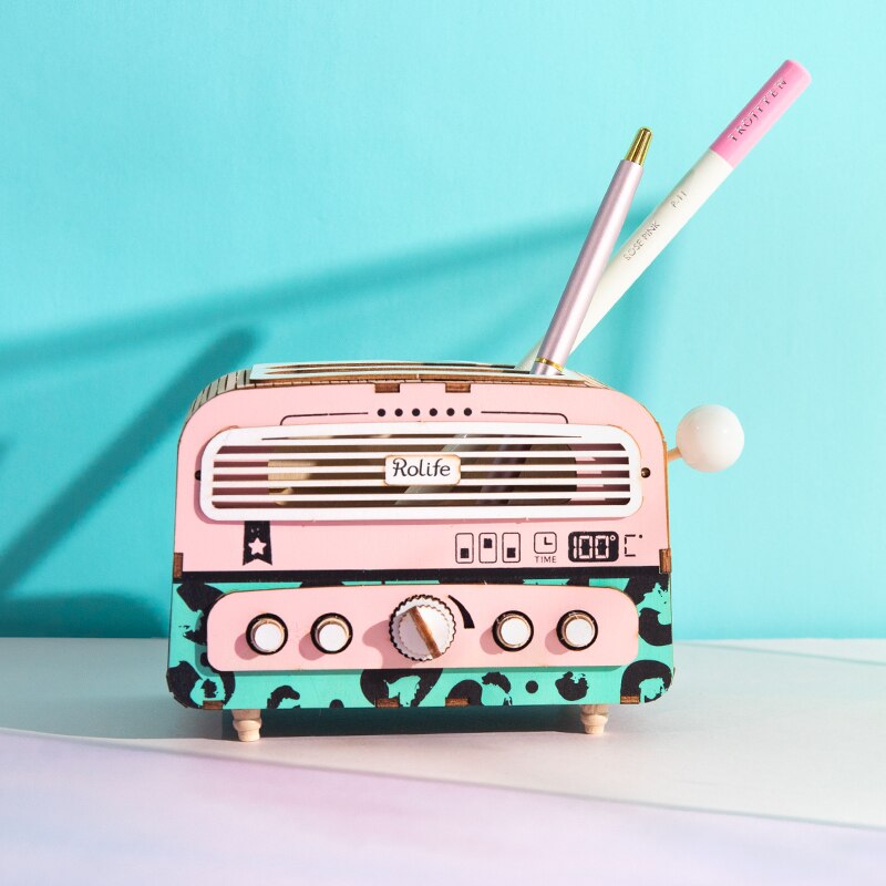 New Arrival DIY Toaster 3D Wooden Puzzle Game Gift&Penholder for Children Friend Popular Toy TG14 (TG14 Toaster) by Woody Signs Co. - Handmade Crafted Unique Wooden Creative