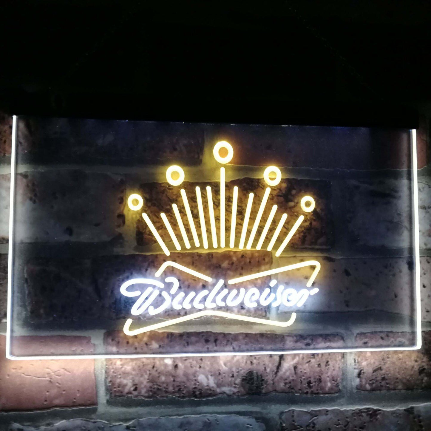 Budweiser Eagle Club Bar Decoration Gift Dual Color Led Neon Light Signs st6-a2007 by Woody Signs Co. - Handmade Crafted Unique Wooden Creative