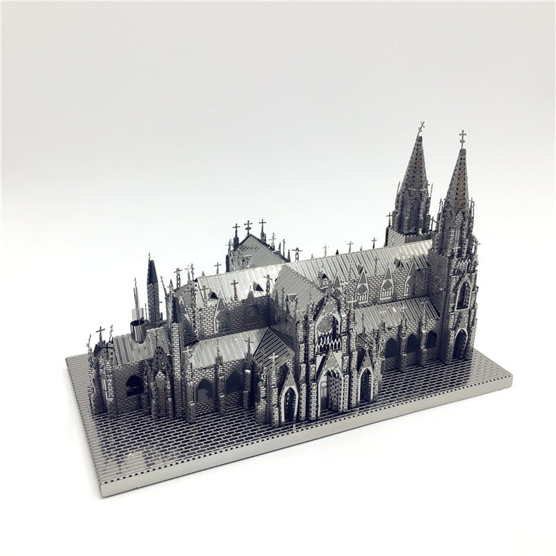 3D Puzzle Metal Assembly Model St. Patrick's Cathedral Model Kits DIY 3D Laser Cut Toy Creative toys by Woody Signs Co. - Handmade Crafted Unique Wooden Creative
