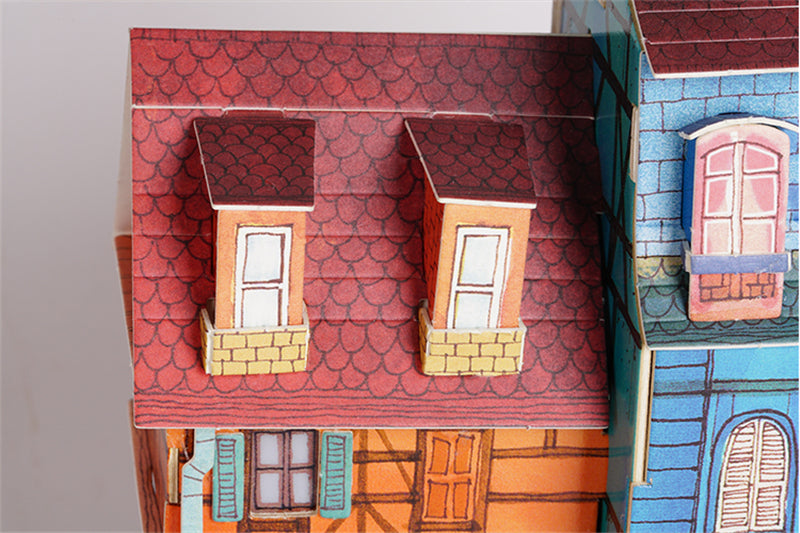 New DIY Lost in Colmar Doll House with Led Light Miniature Wooden SJ401 by Woody Signs Co. - Handmade Crafted Unique Wooden Creative