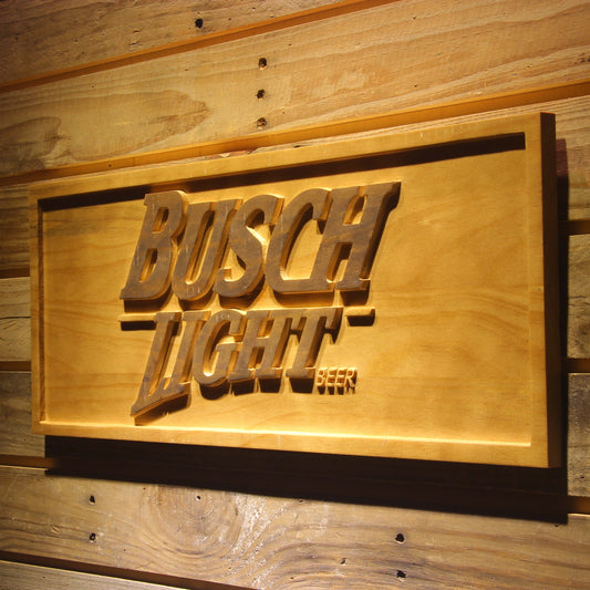 Busch Light  3D Wooden Signs by Woody Signs Co. - Handmade Crafted Unique Wooden Creative