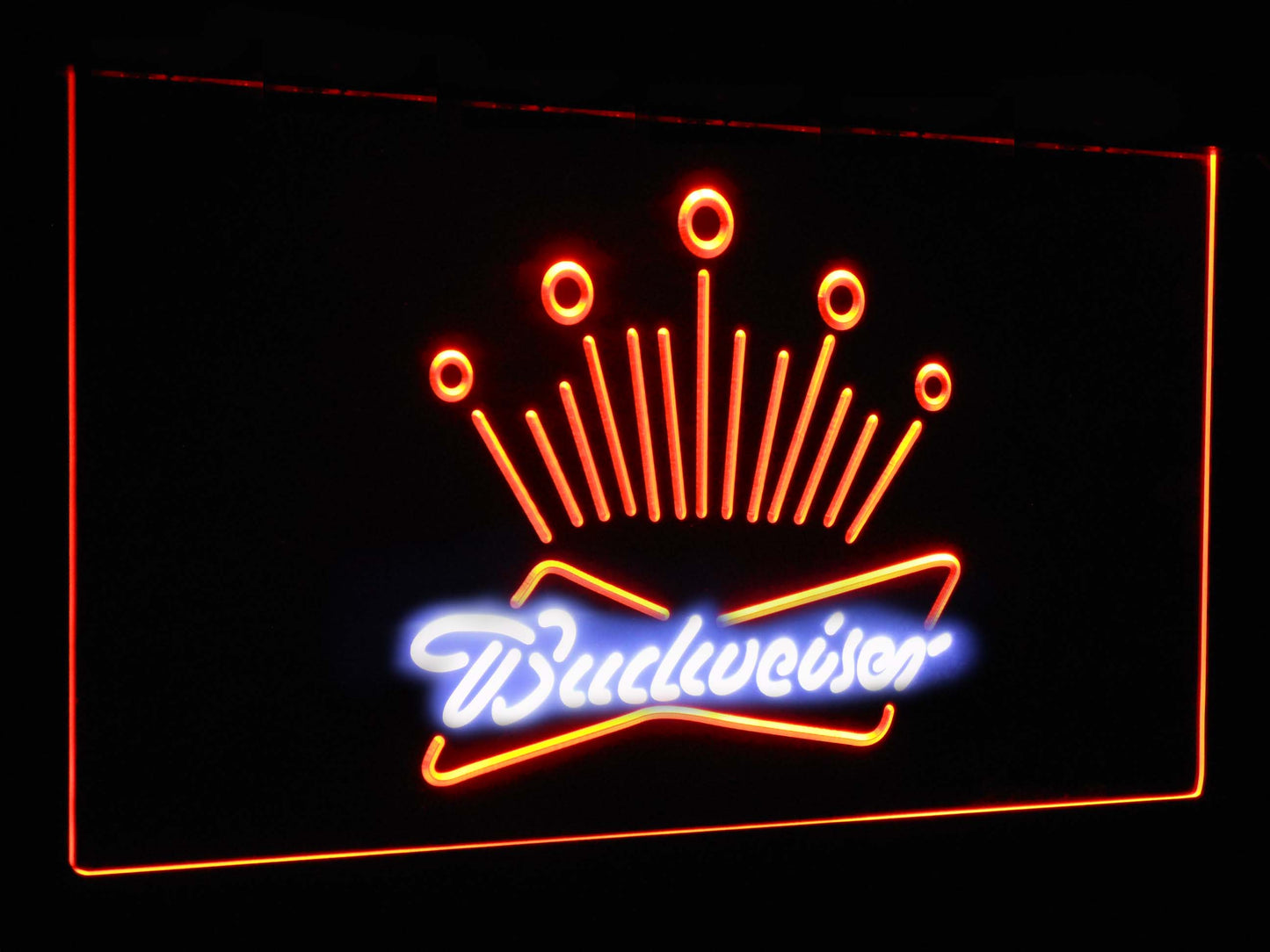 Budweiser Eagle Club Bar Decoration Gift Dual Color Led Neon Light Signs st6-a2007 by Woody Signs Co. - Handmade Crafted Unique Wooden Creative