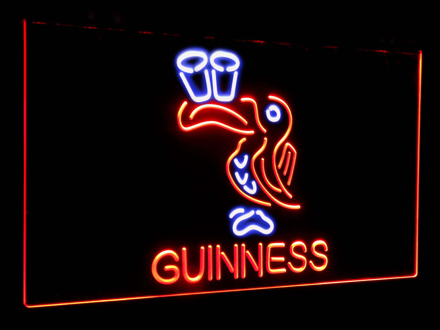 Lovely Day Guinness Toucan Bar Decor Dual Color Led Neon Light Signs st6-a2121 by Woody Signs Co. - Handmade Crafted Unique Wooden Creative