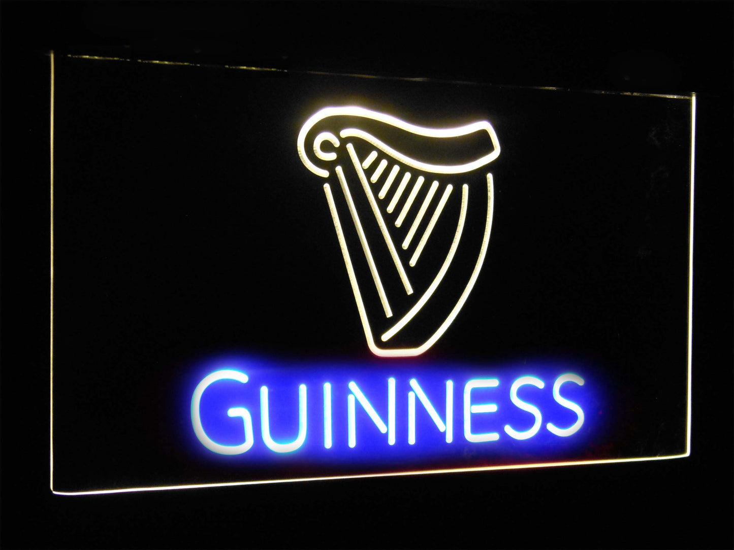 Guinness Ale Bar Decoration Gift Dual Color Led Neon Light Signs st6-a2002 by Woody Signs Co. - Handmade Crafted Unique Wooden Creative