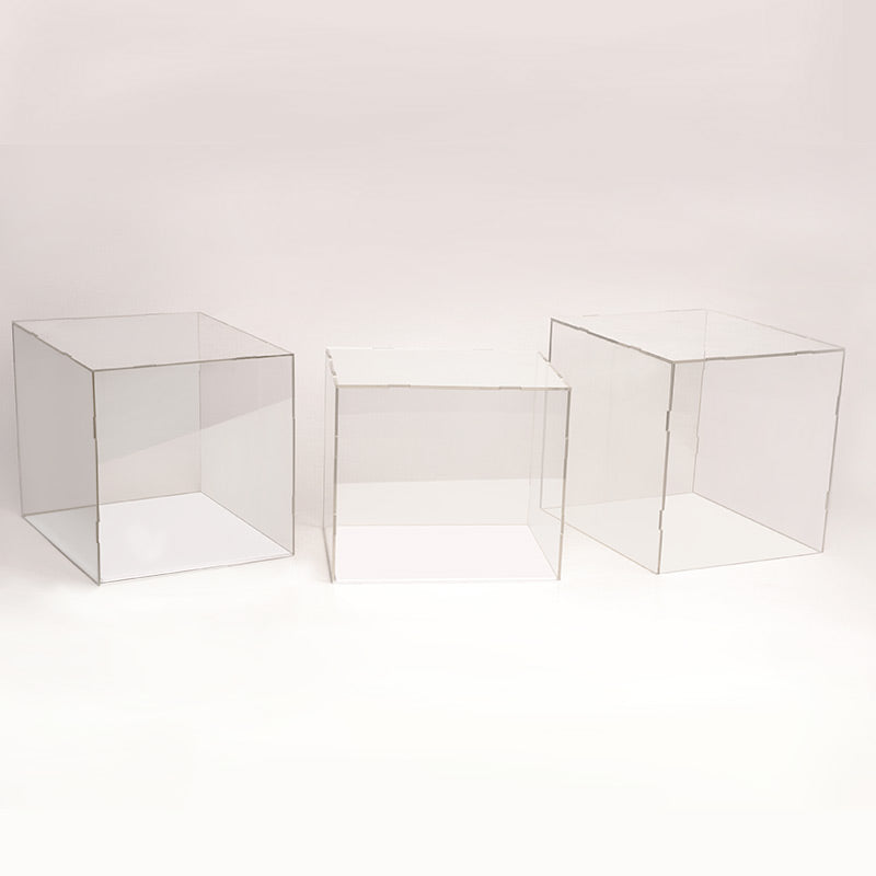 Transparent Dust Cover Display Box For Doll House 3mm Thickness Acrylic board For Show Room Dust Prevention Proof DG01Z by Woody Signs Co. - Handmade Crafted Unique Wooden Creative