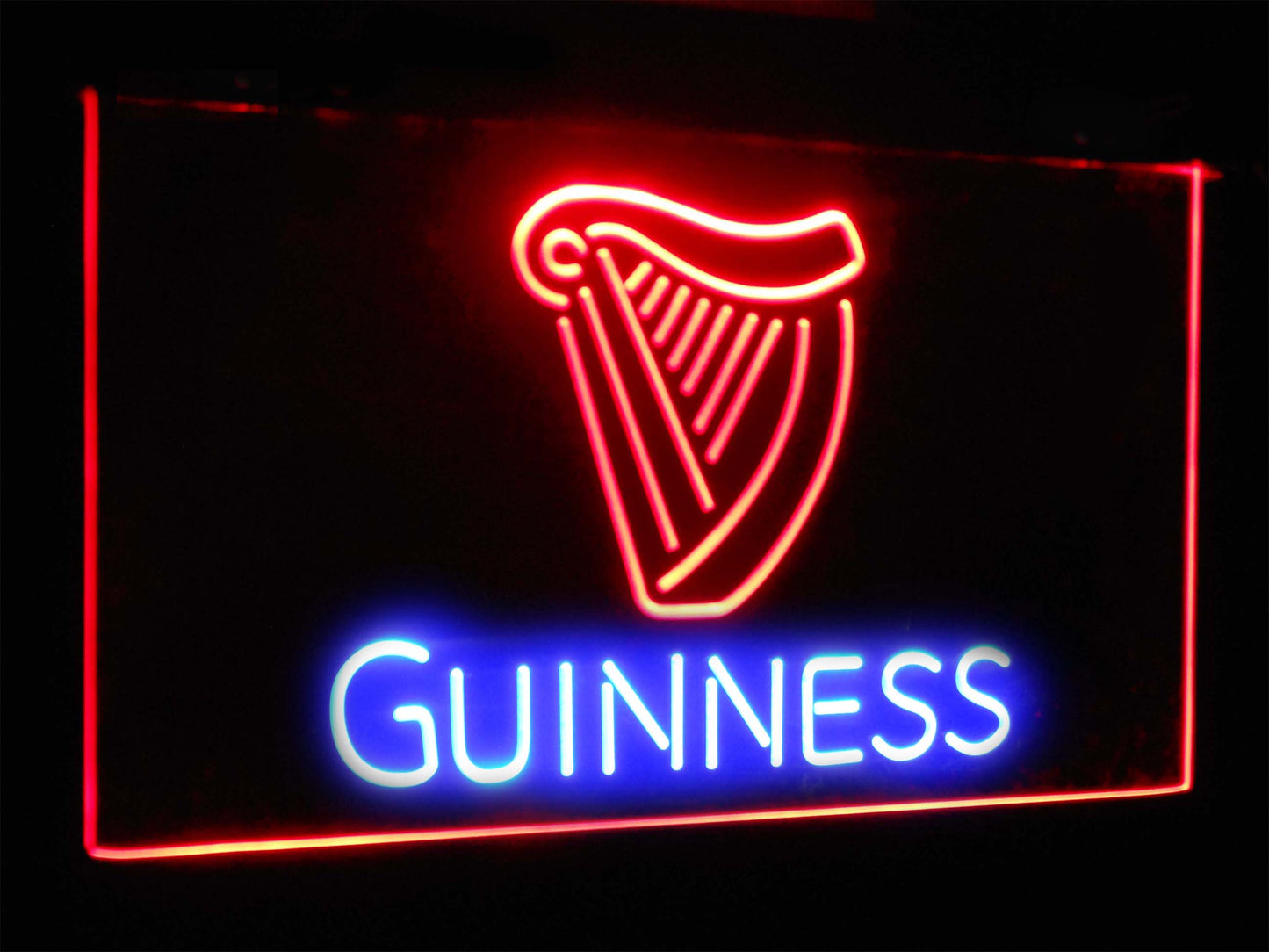 Guinness Ale Bar Decoration Gift Dual Color Led Neon Light Signs st6-a2002 by Woody Signs Co. - Handmade Crafted Unique Wooden Creative